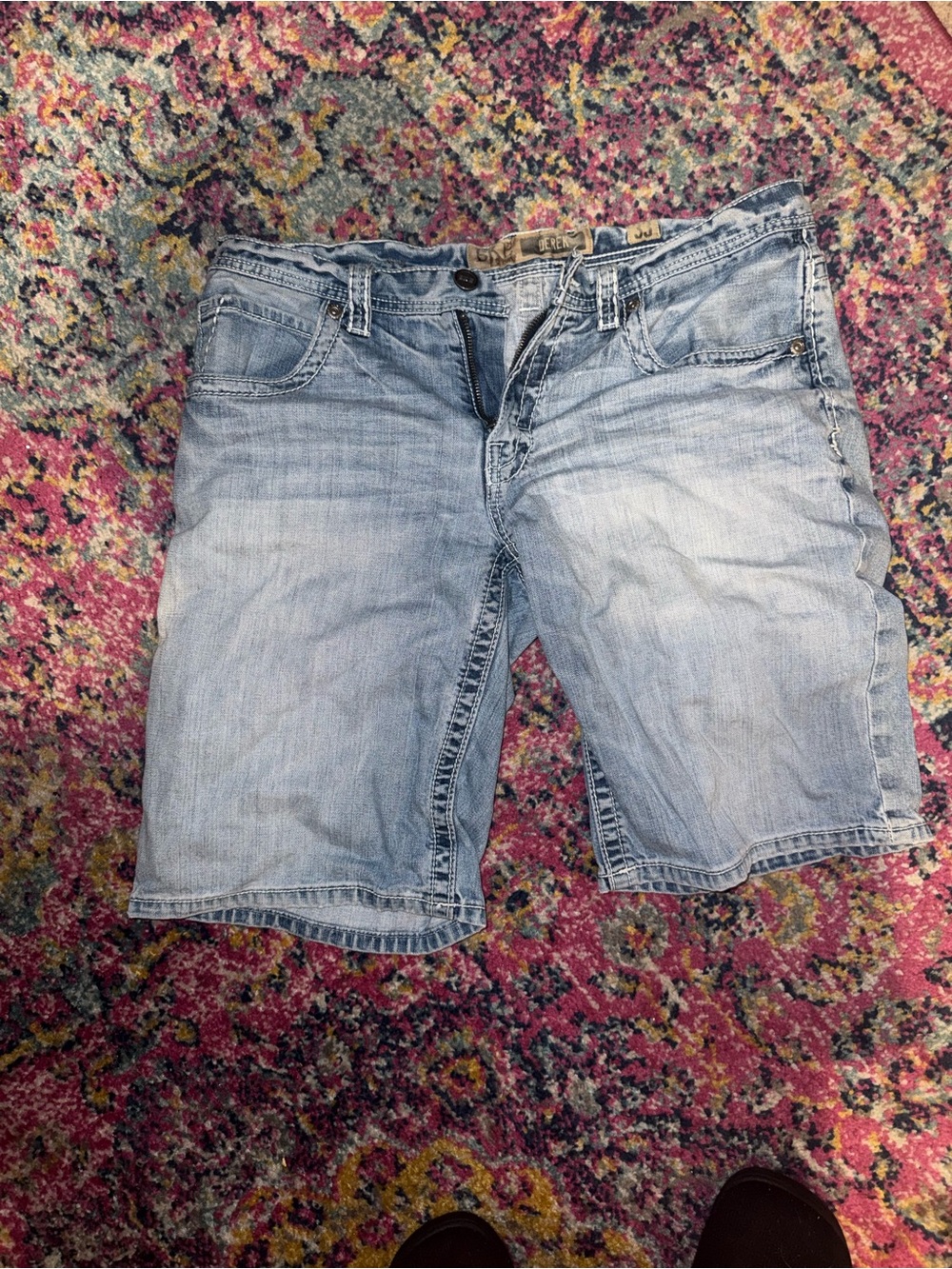 Light Blue Men’s Denim Shorts BKE